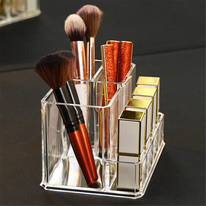 pen-storage-box-makeup-storage-solution-clear-makeup-storage-box-dormitory-storage-solutions-transparent-cosmetic-holder