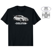 S-5XL เสื้อยืด RACING เสื้อซิ่ง CAR [COTTON 100%] [MITSU EVOLUTION [1]] S-5XL