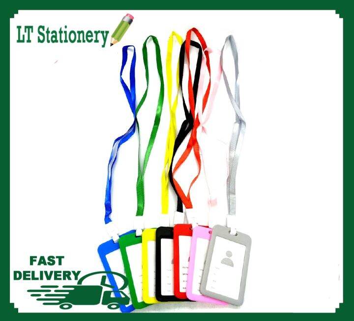 20pcs Detachable vertical plain ID card case with lace Lazada PH