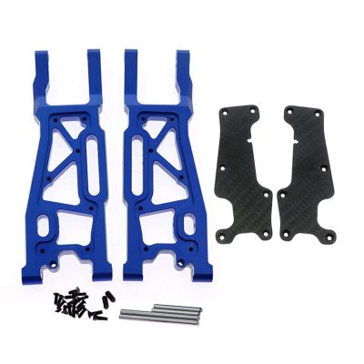 Aluminum Front Suspension Arm with Carbon Fiber Cover for 1/8 Traxxas Sledge 95076-4 RC Car Upgrades Parts Accessories