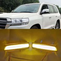 2ชิ้นสำหรับ Toyota Land Cruiser Prado 2009-2020 Land Cruiser แบบไดนามิกสัญญาณเลี้ยว LED 2012-2020กระจกมองหลังปีกข้าง