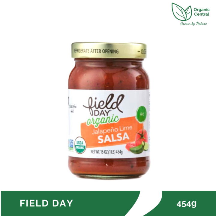 Field Day Organic Jalapeño Lime Salsa Hot 454g Lazada PH