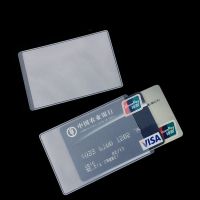 【CW】☑◘✱  10pcs/lot Transparent ID Credit Card Visiting Name Badges Holder Cover Sleeve Business Bank Bus