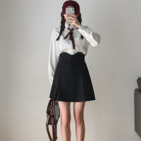 Spot parcel post Pear-Shaped Figure Black Skirt Womens Autumn and Winter Large Size Fat Sister High Waist Slimming Drape Mid-Length Hip Skirt