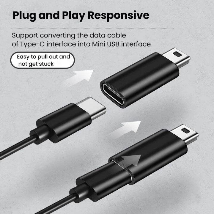 ไมโคร-usb-ตัวผู้ไปยังช่องเสียบเครื่องแปลงไฟชาร์จ-usb-c-อะแดปเตอร์ตัวเมียชนิด-c-สำหรับการชาร์จและถ่ายโอนข้อมูล