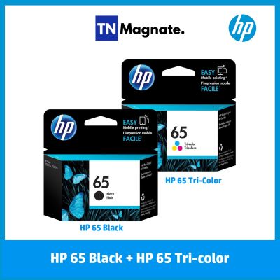 [หมึกพิมพ์] HP 65 BK + 65 CO Ink Cartrige - ดำ 1 สี 1