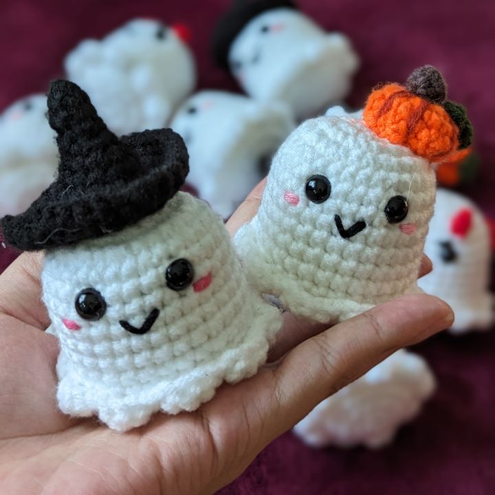 Ghost Keychain Handmade Crochet Lazada PH