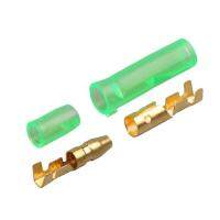 50sets 4.0 High Quality Bullet female and male Terminal with jacket Car Electrical Wire Connector Diameter 4mm