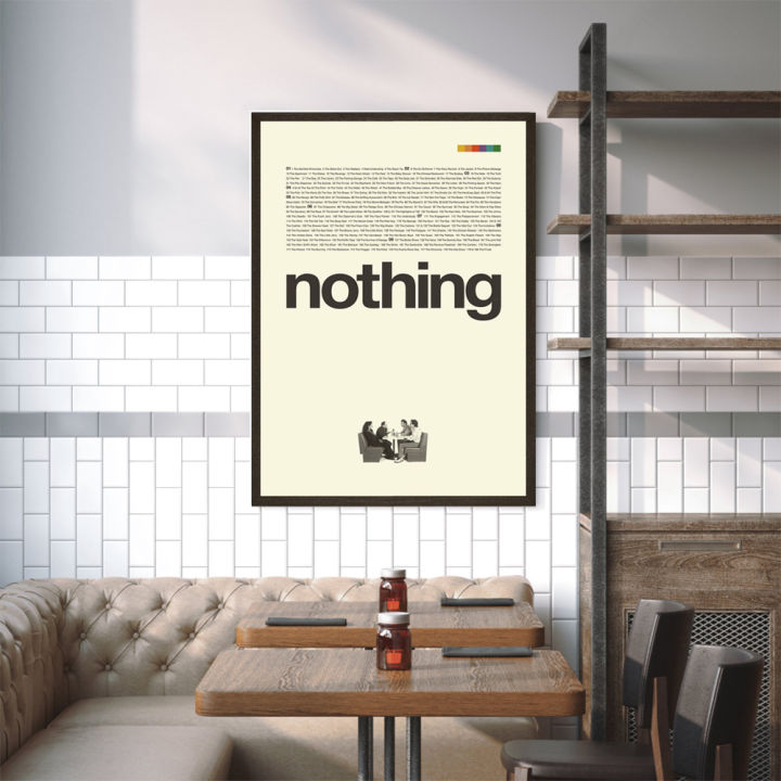seinfeld-inspired-poster-nothing-minimalist-wall-pictures-modern-black-and-white-canvas-painting-office-decor