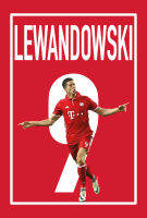 โปสเตอร์นักฟุตบอล Robert Lewandowski รับทำ โปสเตอร์ติดผนัง ของแต่งบ้าน แต่งห้องนอน 77poster