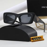 PRADA ใหม่ แว่นตากันแดดแฟชั่น อเนกประสงค์ ขนาดเล็ก หรูหรา สําหรับผู้ชาย และผู้หญิง UV400 2023