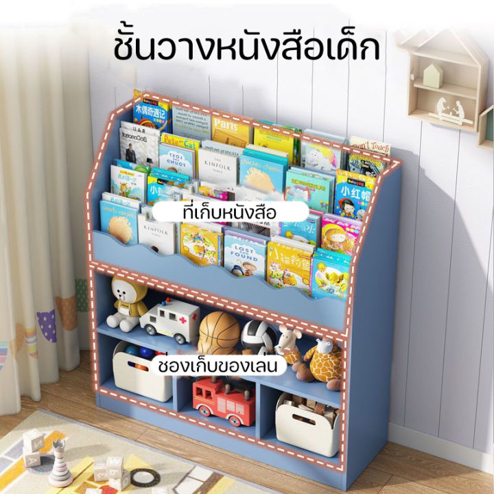 ชั้นวางหนังสือ-ชั้นวางหนังสือเด็ก-ชั้นวางของ-ชั้นวางของไม้-ชั้นวางของเด็ก-ตู้วางหนังสือ-ชั้นหนังสือ-ชั้นวางของอเนกประสงค์-พร้อมส่่ง