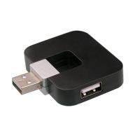 [HOT HAIXWLXKWW 589] 4พอร์ตหมุน USB Splitter 2.0 Hub เพื่ออะแดปเตอร์สำหรับโน๊ตบุ๊คแท็บเล็ต