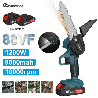 ดูภาพ Mustool 6In 88V ไร้สายเลื่อยไฟฟ้าเครื่องตัดไม้1200W One-Hand Saw ป้องกันมือชาร์จกับไฟเครื่องมืองานไม้สำหรับ18V แบตเตอรี่ Makita <br/>เพิ่มเติม Mustool 6In 88V ไร้สายเลื่อยไฟฟ้าเครื่องตัดไม้1200W One-Hand Saw ป้องกันมือชาร์จกับไฟเครื่องมืองานไม้สำหรับ18V แบตเตอรี่ Makita