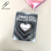 Bangqi INS Love Heart 3นิ้วที่ใส่การ์ดรูปภาพการ์ตูนอัลบั้มไล่ตามรูปดาวเคสเก็บสะสมอัลบั้มรูปเกาหลี