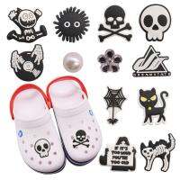 【YF】♂  1-12Pcs Spiderweb Shoes Accessories Boys Garden Shoe Decorations Croc Jibz