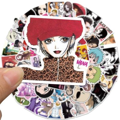 ♘✒♀ 10/30/50PCS Japanese Classic Girl Anime NANA Character Sticker for Luggage Laptop IPad Gift Journal Waterproof Sticker Wholesale