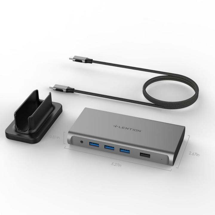 11-in-1-usb-c-hub-docking-station-typec-hdmi-100w-pd-4k-rj45-vga-usb-3-0-2-0-for-pro-mac-airsurface-stable-driver