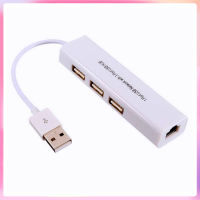 Xiao 3 USB Port Hub พร้อม RJ45 LAN Adapter แล็ปท็อป Ethernet Dock Network Extender USB Ethernet Adapter USB Hub ไปยัง RJ45 Lan การ์ดเครือข่าย