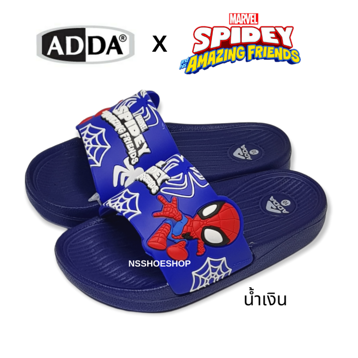 adda-marvel-spider-man-แอ๊ดด้า-มาเวล-สไปเดอร์แมน-รองเท้าแตะเด็ก-32b9d