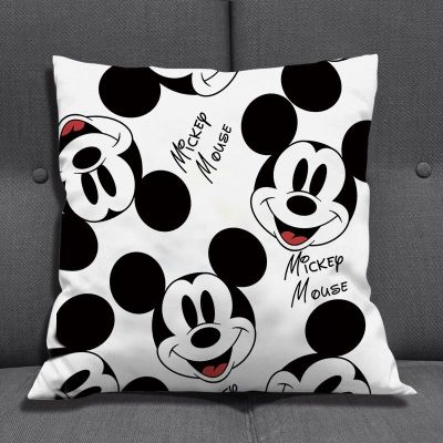 Disney Cartoon Mickey Minnie Mouse Pillow Cover Car Sofa Pillow Cushion Cover Children Boy Girl Gift 45x45cm Dropshipping