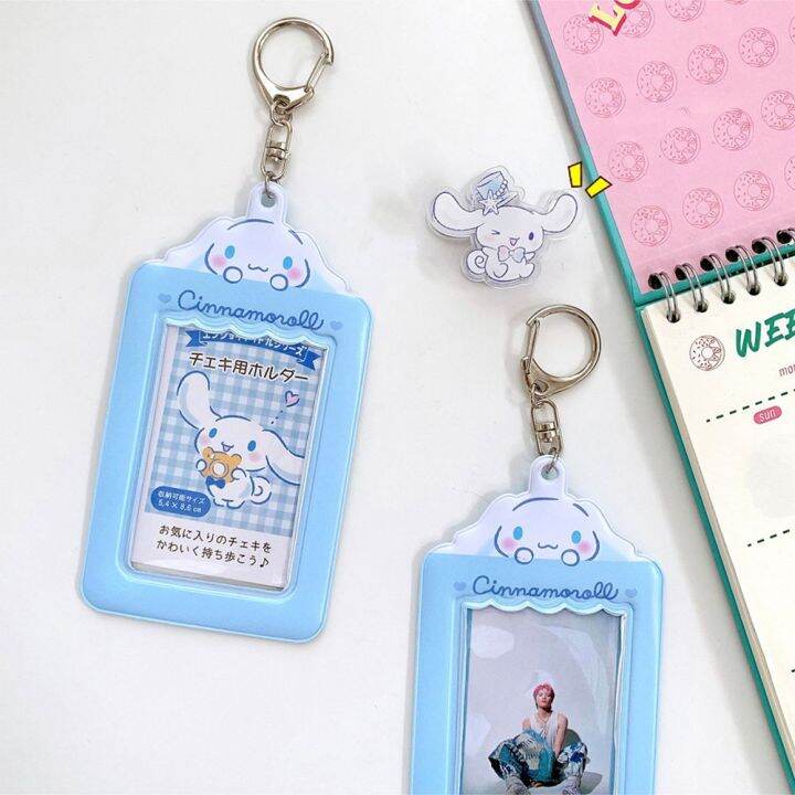 ของขวัญ-pingchuishop-kawaii-japanese-melody-square-สำหรับเด็กผู้หญิงบัตรภาพกระเป๋าครอบเครื่องประดับ-cinnamoroll-ที่ใส่บัตรการ์ตูน