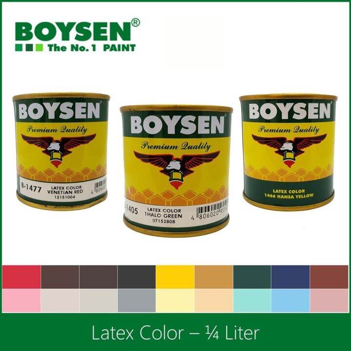 Boysen Latex Color Hansa Yellow B-1466 ( 1 4 Liter ) Xde J N 