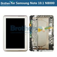 จอ LCD สำหรับ Samsung Galaxy ทราบ N8000 10.1 N8010จอแสดงผล LCD ที่มีเทปกาวหน้าจอสัมผัสประกอบ Digitizer N8000 N8010แท็บเล็ต LCD AAA