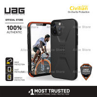 UAG Civilian Series Phone Case for iPhone 12 Pro Max / 12 Mini with Military Drop Protective Case Cover - Black