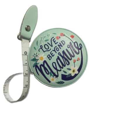 【YF】❉✜  1.5m Retractable Leather Tape Measure Ruler Sewing Centimeter Inch Roll fansei