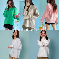 TOPLIST Pinnacle shirt ผ้าลินิน 100%