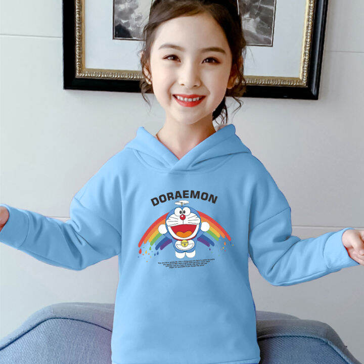 e181-เสื้อฮู้ดเด็กลายแฟชั่นสวยน่ารัก-เสื้อแขนยาว-มี7สีหลายไซส์-110-160-ใส่ได้ทั้งเด็กชายและเด็กหญิง