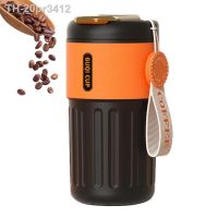 ✁ 20pr3412 Garrafa térmica de balão vácuo inteligente Copo café com exibição temperatura Aço inoxidável portátil Caneca viagem 410ml