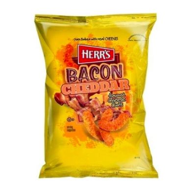 📌 Herrs Bacon Cheddar Curls 198.5g (จำนวน 1 ชิ้น)