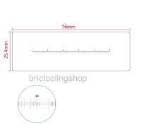 DG76 ออฟเจคทีฟ เลนส์สำหรับไมโครสโคป ขนาด 0.1 มม. , Microscope Objective lens Micrometer DIV 0.1mm, Film Ruler Highly Transparent PET Calibration Measuring Card.,