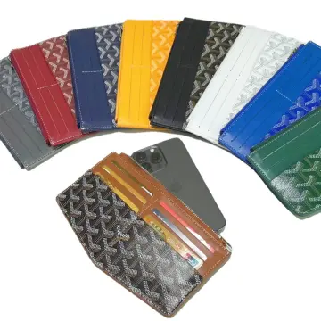 goyard mens wallet colors