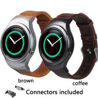 Band Replacement Genuine Leather Strap for Samsung Gear S2 R720/R730 Smart Watch 【BYUE】