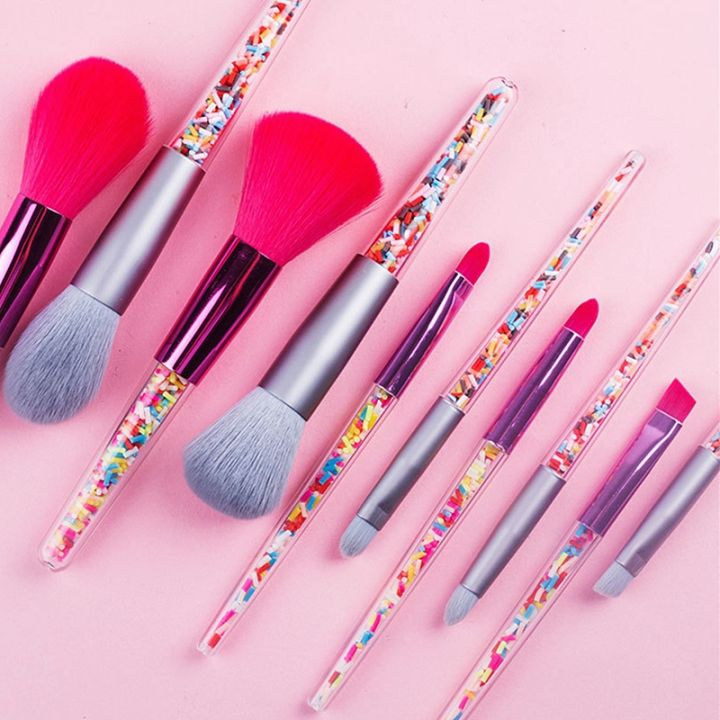 cw-lucky-girls-5-8pcs-makeup-brushes-soft-eyeshadow-blush-eyebrow-set-theme-small-tools