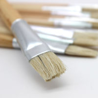 12pcsset Natural wood rod pig bristle pen painting watercolor pen painting acrylic chese painting brush art supplies