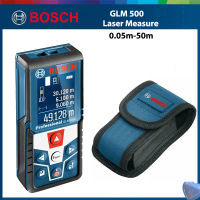 เครื่องวัดเลเซอร์ Bosch ของแท้ GLM 500เลเซอร์แบบมืออาชีพเครื่องวัดเมตร50เมตร Rangefinder Trena เลเซอร์เทปอุปกรณ์หาพิกัดสร้างไม้บรรทัดอุปกรณ์ทดสอบเครื่องมือทดสอบ