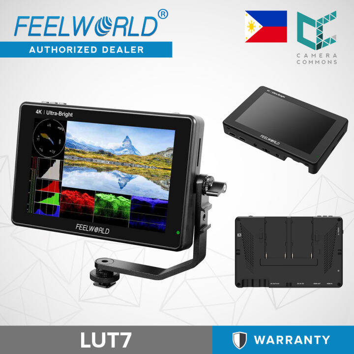 FEELWORLD LUT7 LUT7S 7" 3D LUT 4K HDMI Monitor 7 Inches For Cameras ...