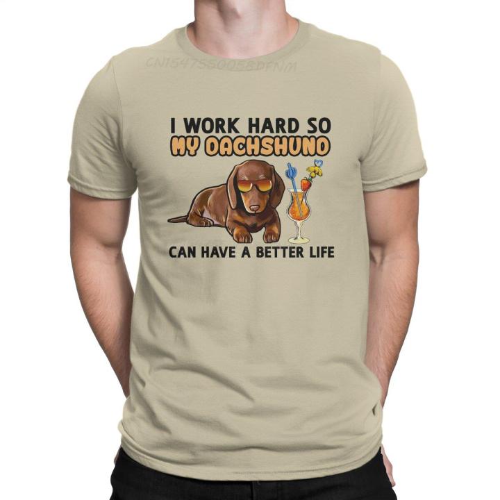 vintage-dachshund-lover-design-special-t-shirt-sausage-dog-leisure-t-shirts-hot-sale-t-shirt-for-men-women