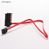 Jettingbuy】แฟลชเซล SFF-8482 SATA HDD พอร์ตสายข้อมูลพอร์ต SATA + ขั้วต่อไฟ15Pin 50ซม.