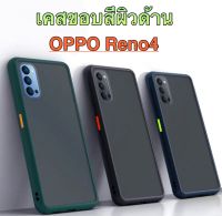 ส่งจากไทย Case Oppo Reno4 (ตรงรุ่น) เคสโทรศัพท์ ออฟโป้ ขอบสีหลังขุ่น เคสกันกระแทก case OPPO Reno 4ของแท้ 100%