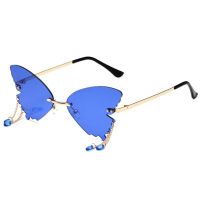 【YF】♞✎  New Men UV400 Sunglasses Clouds Frameless Shades Eyewear Outdoor Goggles Glasses