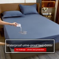 Mattress Protector Waterproof Mattress Cover Deep Pocket Dustproof Mattress Protector,Fitted Sheet Style w Elastic Rubber Band