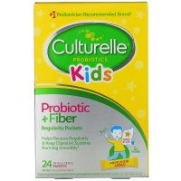 Culturelle kids Probiotic + fiber 24 single serve packets. (1+years)