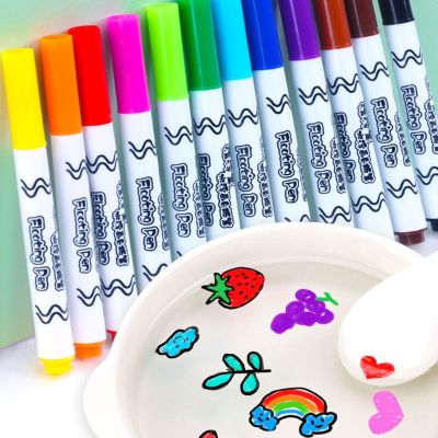 【CC】 Painting Whiteboard Markers Floating Ink Doodle Pens Early Education Supplies