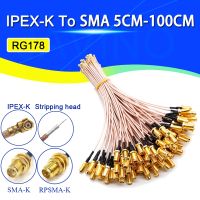 Extension Cord U.FL IPX to RP-SMA Female Connector Antenna RF Pigtail Cable Jumper for PCI WiFi Card RP-SMA Jack to IPX RG178