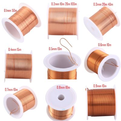 Coil Copper Wire0.1mm 0.2mm 0.3mm 0.4mm 0.5mm 0.6mm 0.7mm 0.8mm 1.20mmCable Copper Wire Magnet Wire Enameled Copper Winding Wire Furniture Protectors